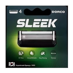 Кассеты для бритья Sleek с 6 лезвиями