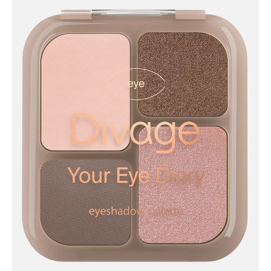 Divage Make Up Your Eye Diary Eyeshadow Palette Палетка теней для век