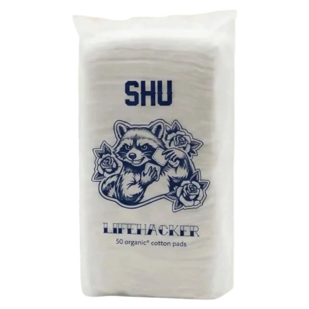 SHU Facel Care Lifehacker Cotton Pads For Face, Eyes And Neck Ватные дики для лица, глаз и шеи 100% хлопок