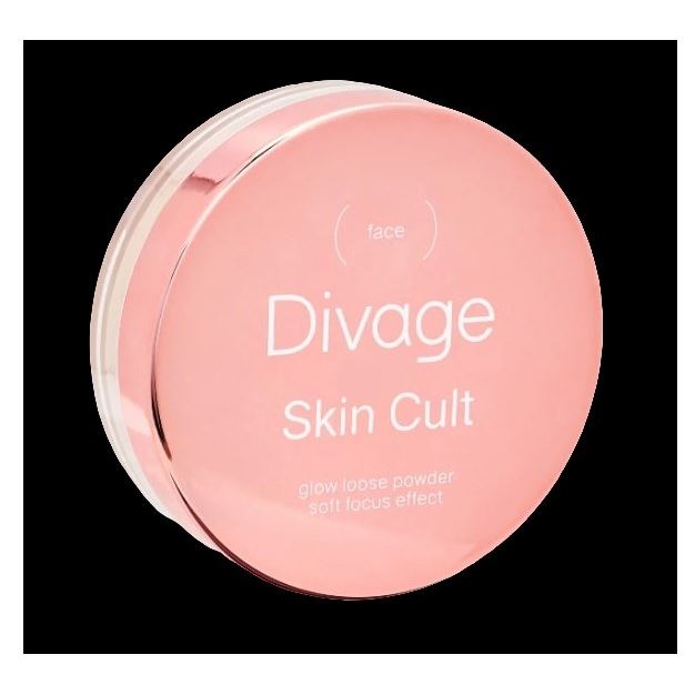 Divage Make Up Skin Cult Rose Loose Powder Пудра розовая рассыпчатая для лица