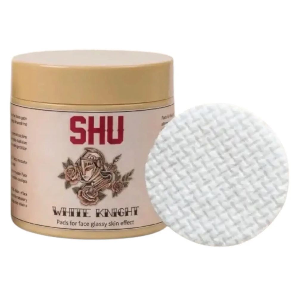 SHU Facel Care White Knight Pads For Face ‘Glassy Skin’ Effect  Ухаживающие диски для лица с эффектом '"Стеклянной кожи"