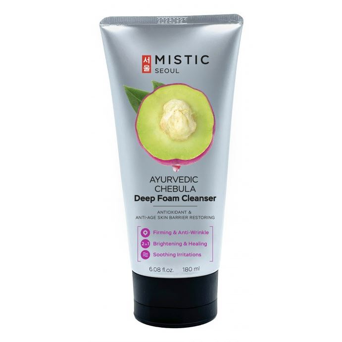 Mistic Care Ayurvedic Chebula Deep Foam Cleanser Глубокоочищающая пенка для умывания с экстрактом аюрведической чебулы 