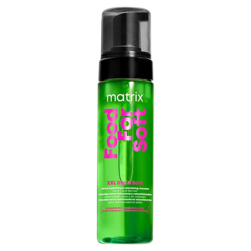 Matrix Food For Soft Food For Soft Extra Hydrating & Volumizing Mousse Мусс для объема и увлажнения сухих волос с маслом авокадо и гиалуроновой кислотой