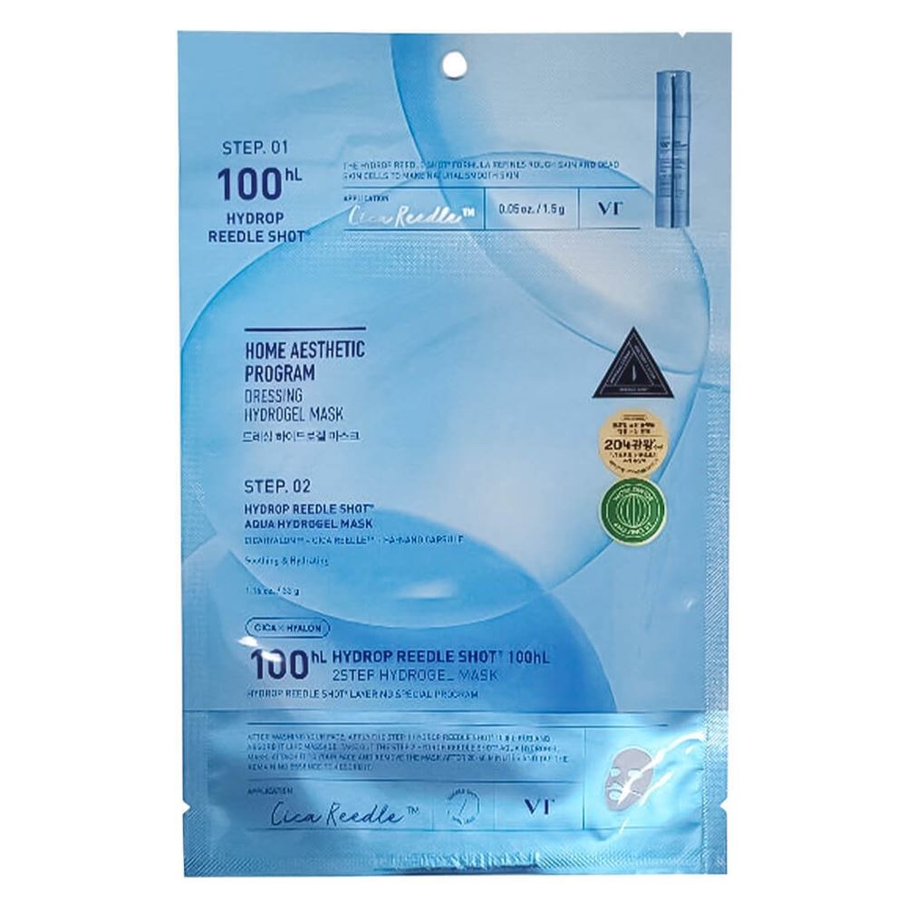 VT Cosmetics Reedle Shot Hydrop HL Reedle Shot 100 2Step Hydrogel Mask Увлажняющая гидрогелевая маска с микроиглами 