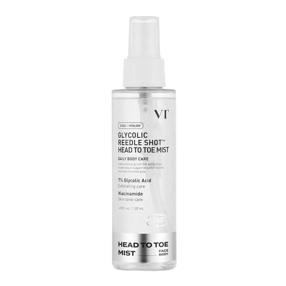 VT Cosmetics Reedle Shot Glycolic Reedle Shot Head To Toe Mist Мист для лица и тела с 7% гликолевой кислоты