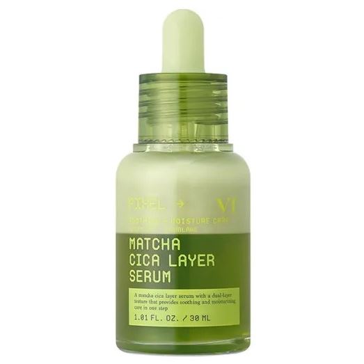 VT Cosmetics Cica  Matcha Cica Layer Serum Сыворотка для успокоения и увлажнения кожи лица с экстрактом зеленого чая и центеллы