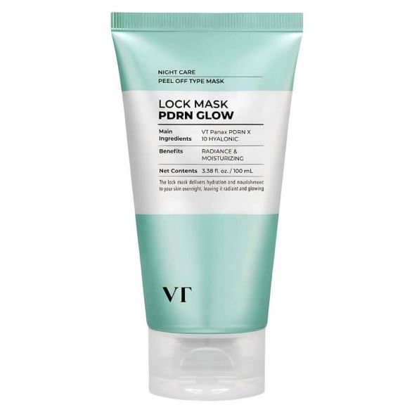 VT Cosmetics PDRN PDRN Glow Lock Mask Ночная маска-плёнка для увлажнения и сияния кожи с ПДРН
