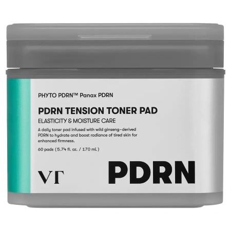VT Cosmetics PDRN PDRN Tension Toner Pad  Тонер-диски с ПДРН для сияния кожи