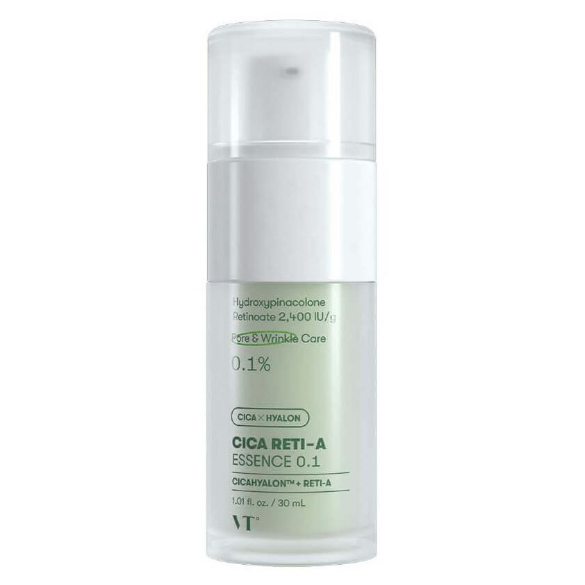 VT Cosmetics Cica Reti-A  Cica Reti-A Essence 0.1 Лёгкая бустер-эссенция с ретинолом и центеллой 