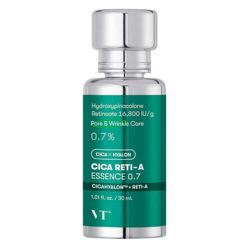 VT Cosmetics Cica Reti-A  Cica Reti-A Essence 0.7  Бустер-эссенция с высокой концентрацией ретинола и центеллой 