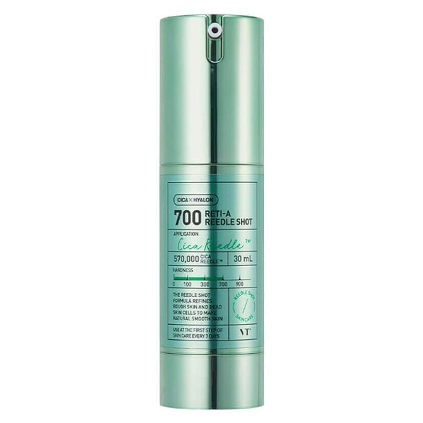 VT Cosmetics Reti-A Reti-A Reedle Shot 700 Ночная бустер-сыворотка с микроиглами и ретинолом 