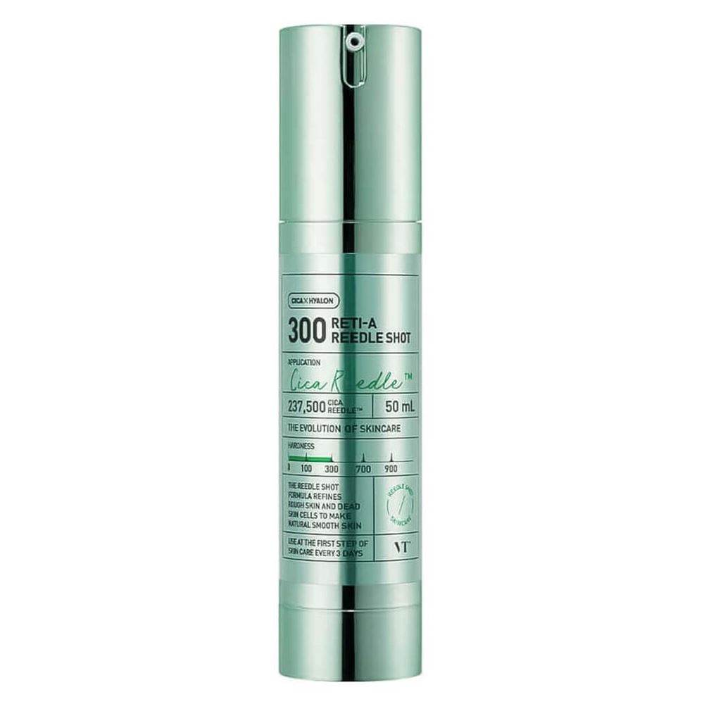 VT Cosmetics Reti-A Reti-A Reedle Shot 300 Интенсивная бустер-сыворотка с микроиглами и ретинолом 