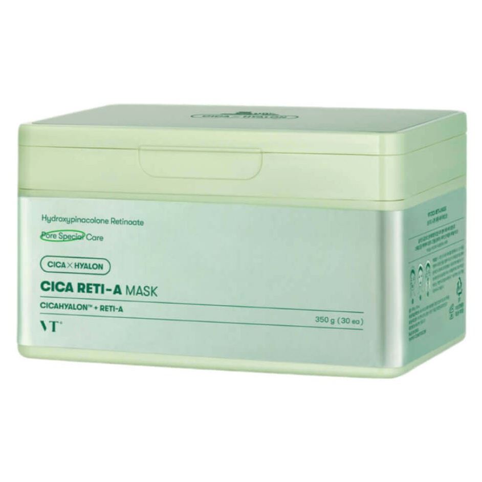 VT Cosmetics Cica Reti-A  Cica Reti-A Mask Набор масок для сужения пор с ретинолом 