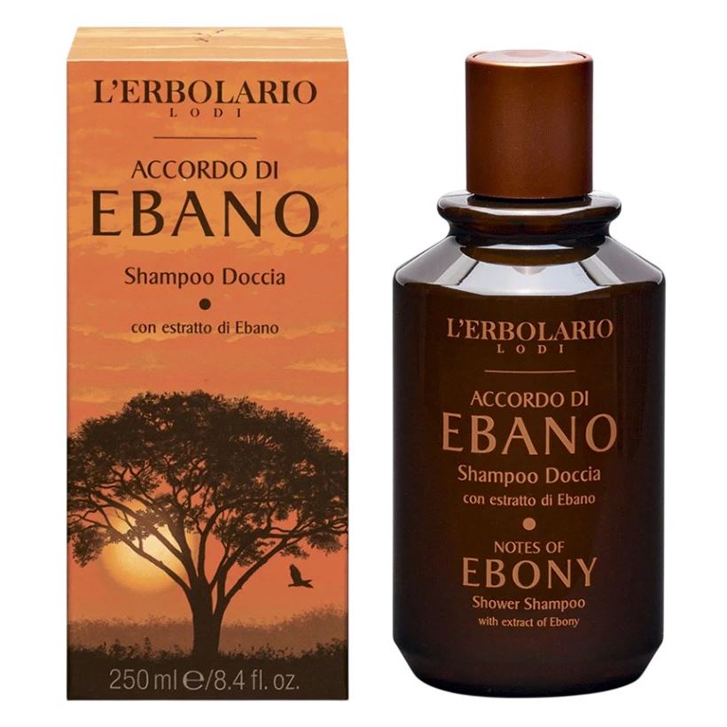 L`Erbolario Hair Care Notes Of Ebony Shower Shampoo Шампунь-гель для волос и тела