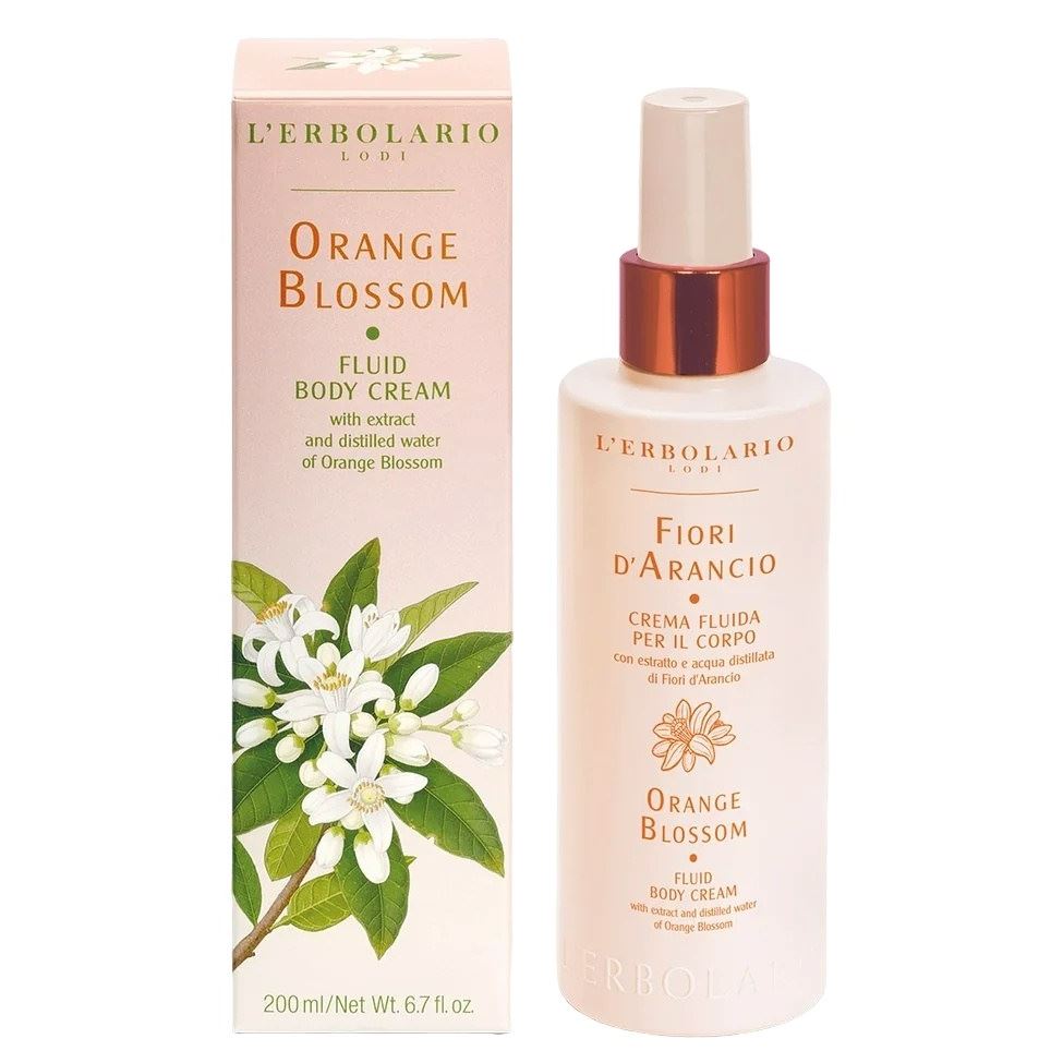 L`Erbolario Body Care Orange Blossom Fluid Body Cream Крем-флюид для тела 