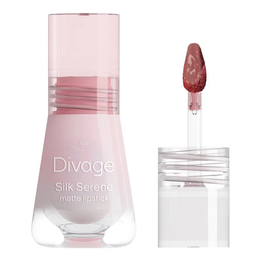 Divage Make Up Silk Serene Matte Lipstick  Жидкая Матовая Помада 