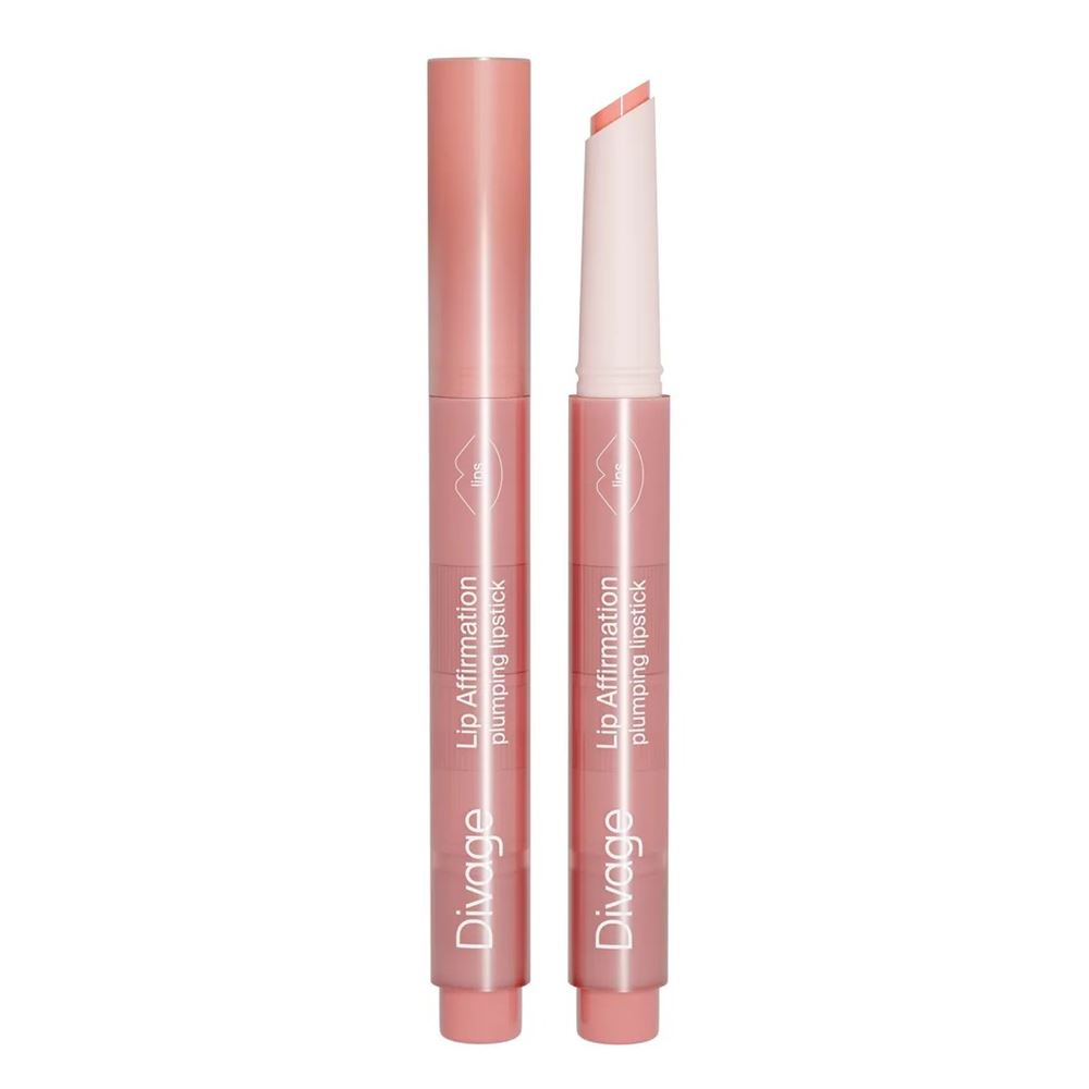Divage Make Up Lip Affirmation Сияющая помада для губ с эффектом плампинга