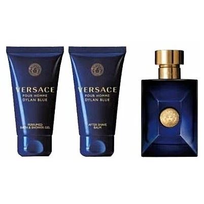 Versace Fragrance Набор Dylan Blue  Набор: Туалетная вода, гель для ванны и душа, бальзам после бритья 