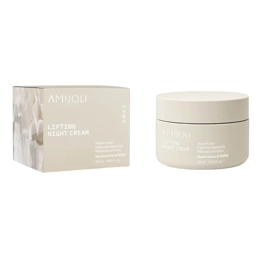 AMIJOLI Antioxidant Lifting Night Cream Mushrooms & PDRN  Антивозрастной ночной крем для лица с экстрактом тремеллы и ПДРН 