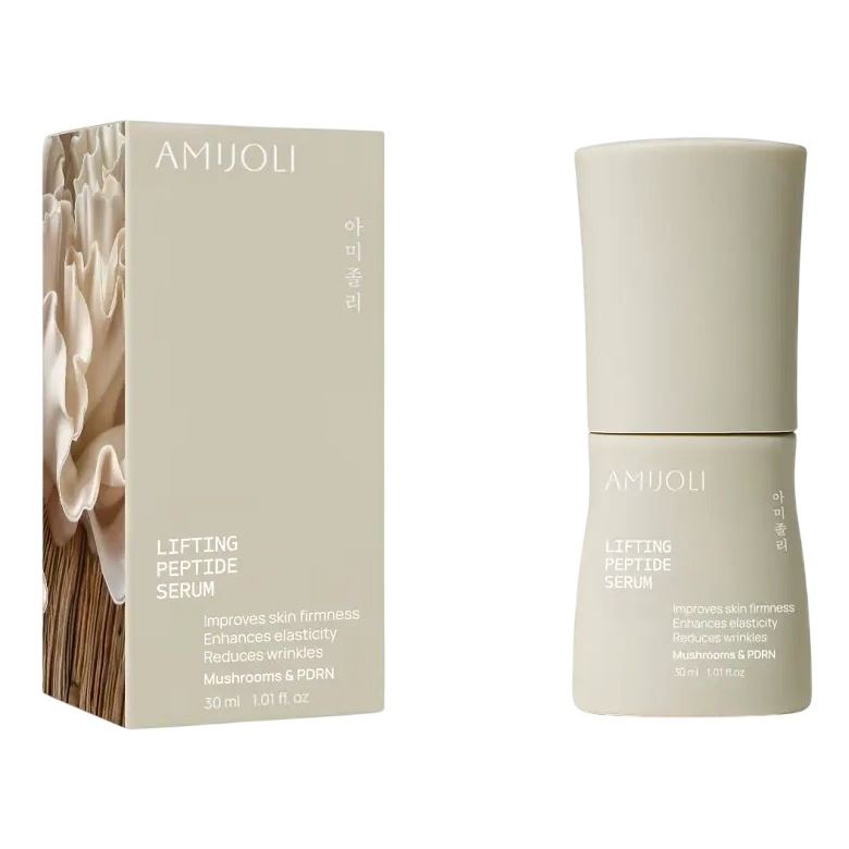 AMIJOLI Antioxidant Lifting Peptide Serum  Mushrooms & PDRN  Антивозрастная сыворотка для лица с экстрактом тремеллы и ПДРН