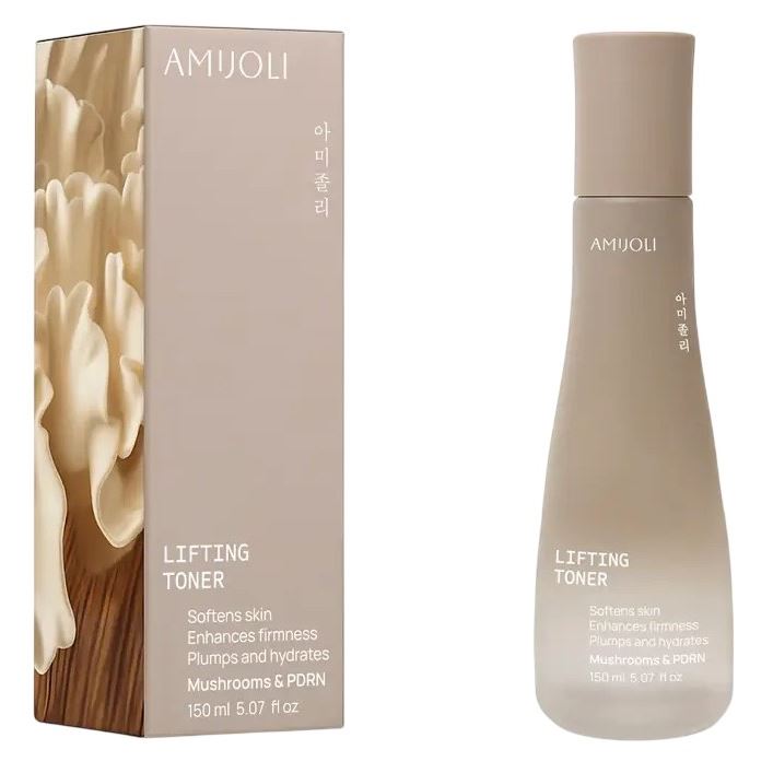 AMIJOLI Antioxidant Lifting Toner Mushrooms & PDRN  Антивозрастной тонер с экстрактом тремеллы и ПДРН 