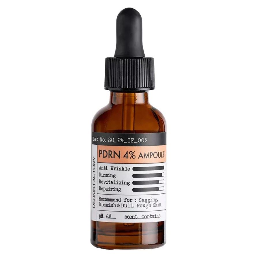 Derma Factory Anti-Age PDRN 4% Ampoule Интенсивная антивозрастная сыворотка для лица 