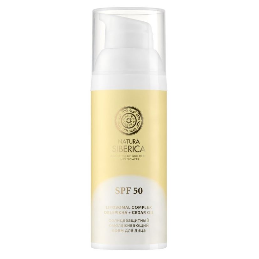 Natura Siberica Уход за лицом Sun Крем для лица Солнцезащитный омолаживающий SPF 50 Крем для лица Солнцезащитный омолаживающий