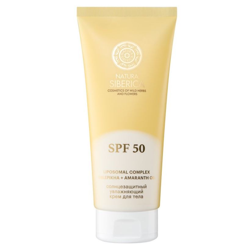 Natura Siberica Уход за телом Sun Крем для тела Солнцезащитный увлажняющий SPF50  Крем для тела Солнцезащитный увлажняющий