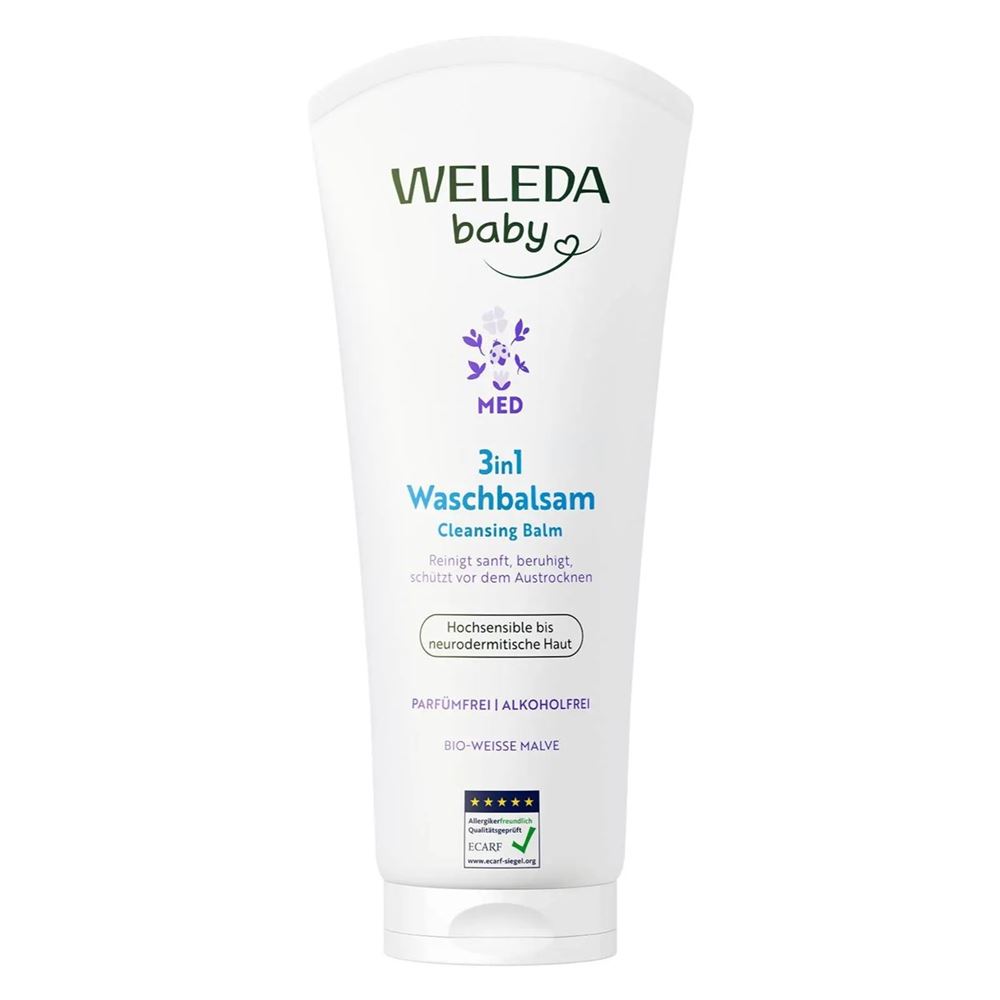 Weleda Для Малышей Шампунь-гель с алтеем 3 в 1 для гиперчувствительной кожи 0+ Детский шампунь-гель с алтеем 3в1 для гиперчувствительной кожи 0+