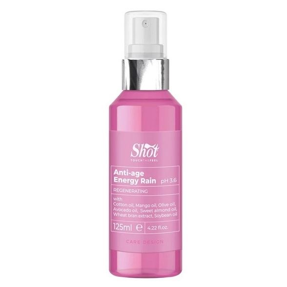 Shot Care&Glamour Care Design Anti-Age Energy Rain Serum Spray Сыворотка-спрей восстанавливающая для волос 