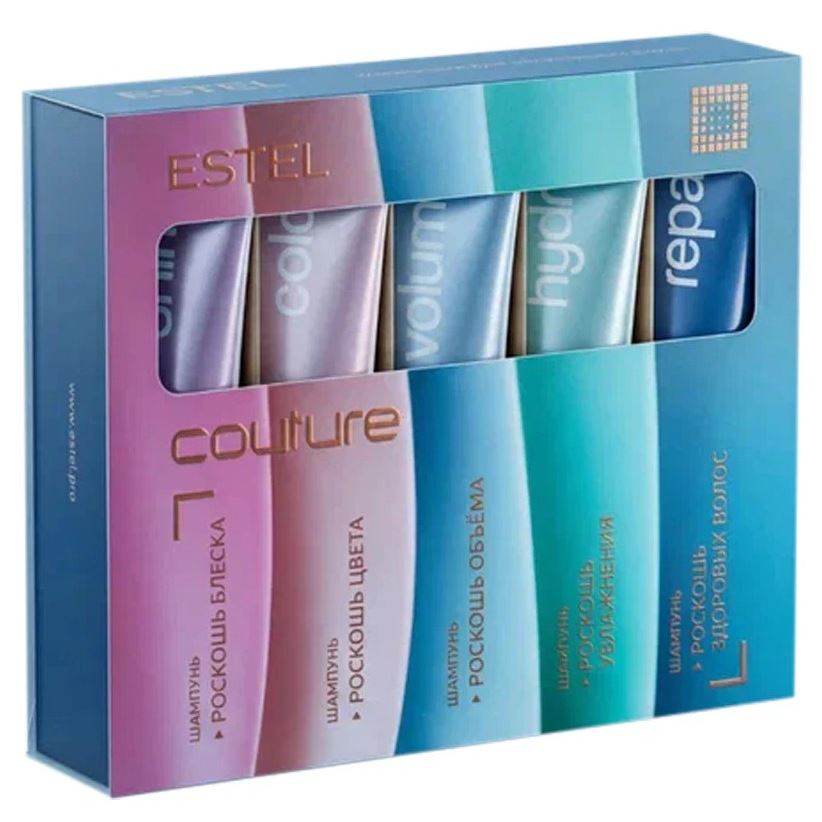 Estel Professional Haute Couture  Набор мини-шампуней Couture  Набор миниатюр шампуней