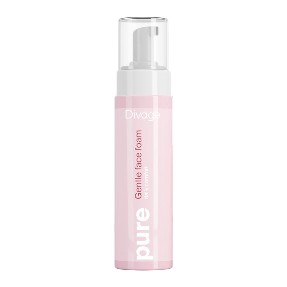 Divage Face Care Pure Gentle Face Foam Daily Comfort Mягкая очищающая пенка для умывания лица "ежедневный комфорт"