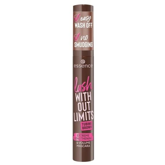 Essence Make Up Lash Without Limits Tubing Тушь для ресниц удлиняющая термостойкая 
