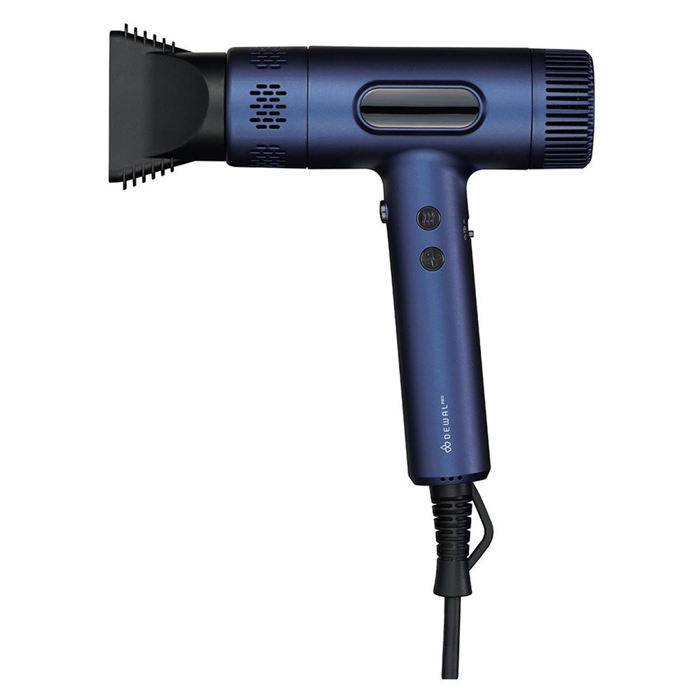 Dewal Professional Фены 03-3010 Фен DEWAL PRO, цвет синий, вес 310гр, 2000Вт, ионизация, 3 насадки, провод 3 м 03-3010 Фен DEWAL PRO, цвет синий, вес 310гр, 2000Вт, ионизация, 3 насадки, провод 3 м