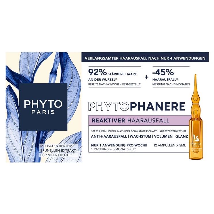 Phyto Интенсивный уход за волосам Phytophanere Reactive Hair Loss Treatment Лосьон от выпадения волос 
