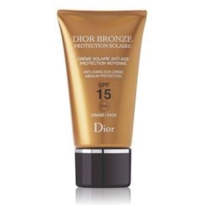 Christian Dior Bronze Anti-Aging Sun Creme SPF15 Face Крем-гель для лица для получения качественного загара с защитой от старения кожи и SPF15