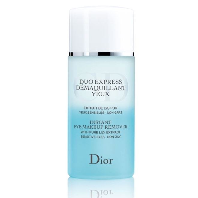 Christian Dior Demaquillant Duo Express Demaquillant Yeux Двухфазное средство для мгновенного снятия макияжа с глаз с экстрактом чистой лилии