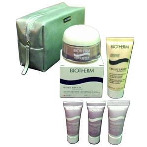 Biotherm Kits Rides Repair. Face & Smooth Body Programme Набор антивозрастной косметики (5 предметов + косметичка)