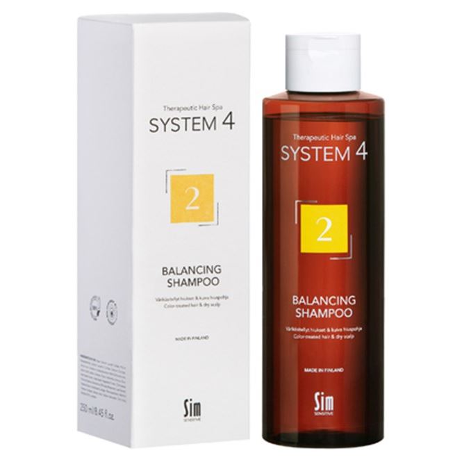 Sim Sensitive System 4 Шампунь №2 Balancing Shampoo  Терапевтический шампунь №2  для сухих поврежденных и окрашенных волос