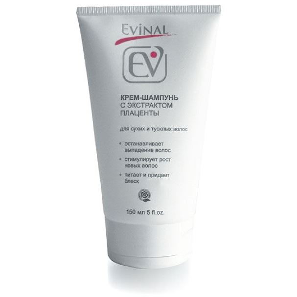 Evinal Уход для Укрепления Волос Крем-шампунь для сухих волос Evinal Крем-шампунь с экстрактом плаценты для сухих и тусклых волос