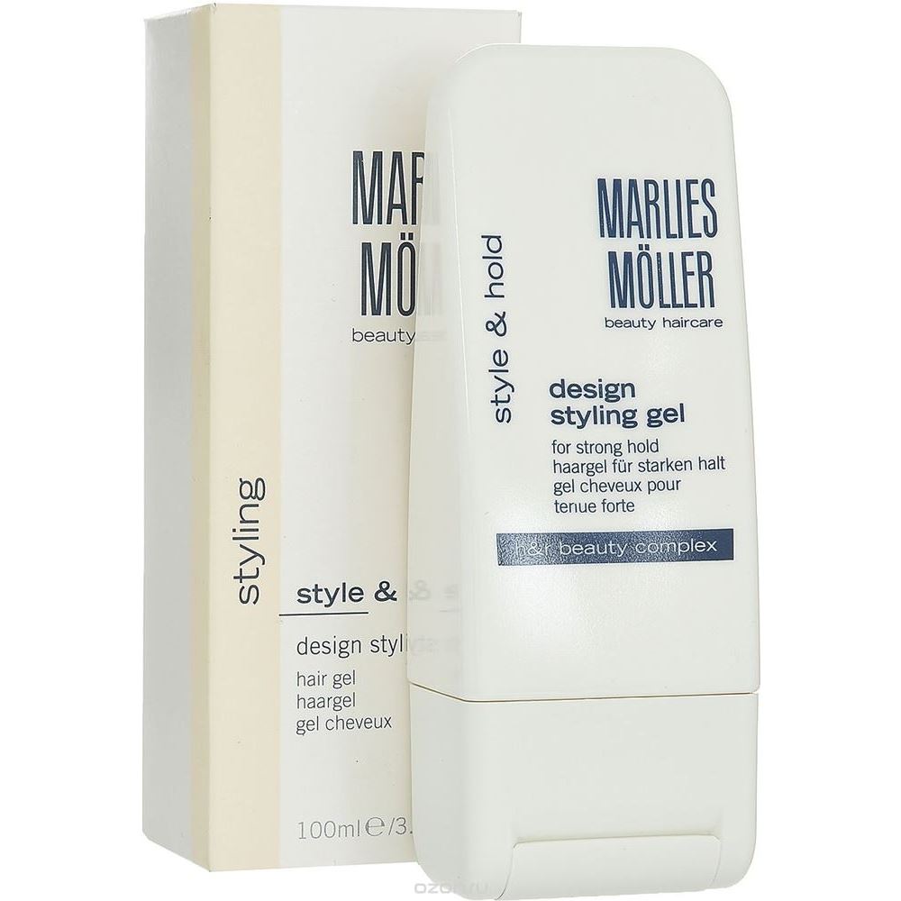 Marlies Moller Essential Styling Style & Hold Design Styling Hair Gel Styling Гель для креативной укладки сильной фиксации