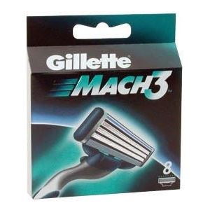 Gillette Бритвенные системы Mach3 - 8 Сменных Кассет Набор сменных кассет для бритья Mach3 - 8 шт