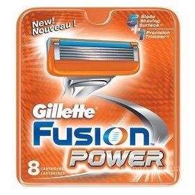 Gillette Бритвенные системы Fusion Power - 8 Сменных Кассет Набор сменных кассет для бритья Fusion Power - 8 шт