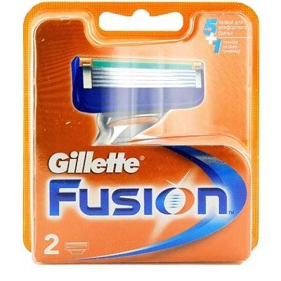Gillette Бритвенные системы Fusion - 2 Сменные Кассеты Набор сменных кассет для бритья Fusion - 2 шт