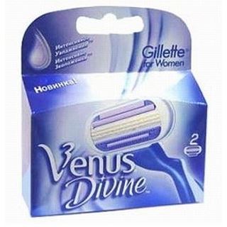 Gillette Venus  Divine - 2 Сменные Кассеты Набор сменных кассет для бритья Venus Divine - 2 шт