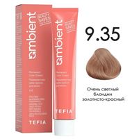 9.35 Очень светлый блондин золотисто-красный