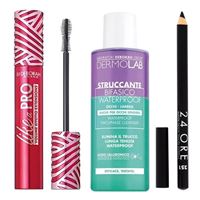 Набор: Тушь, 12 мл + Карандаш, 1,5 г + Средство для с/макияжа, 50 мл 