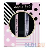 Набор: тушь, тон 01 + Подводка Liner Feutre Fin Waterproof, тон 802 